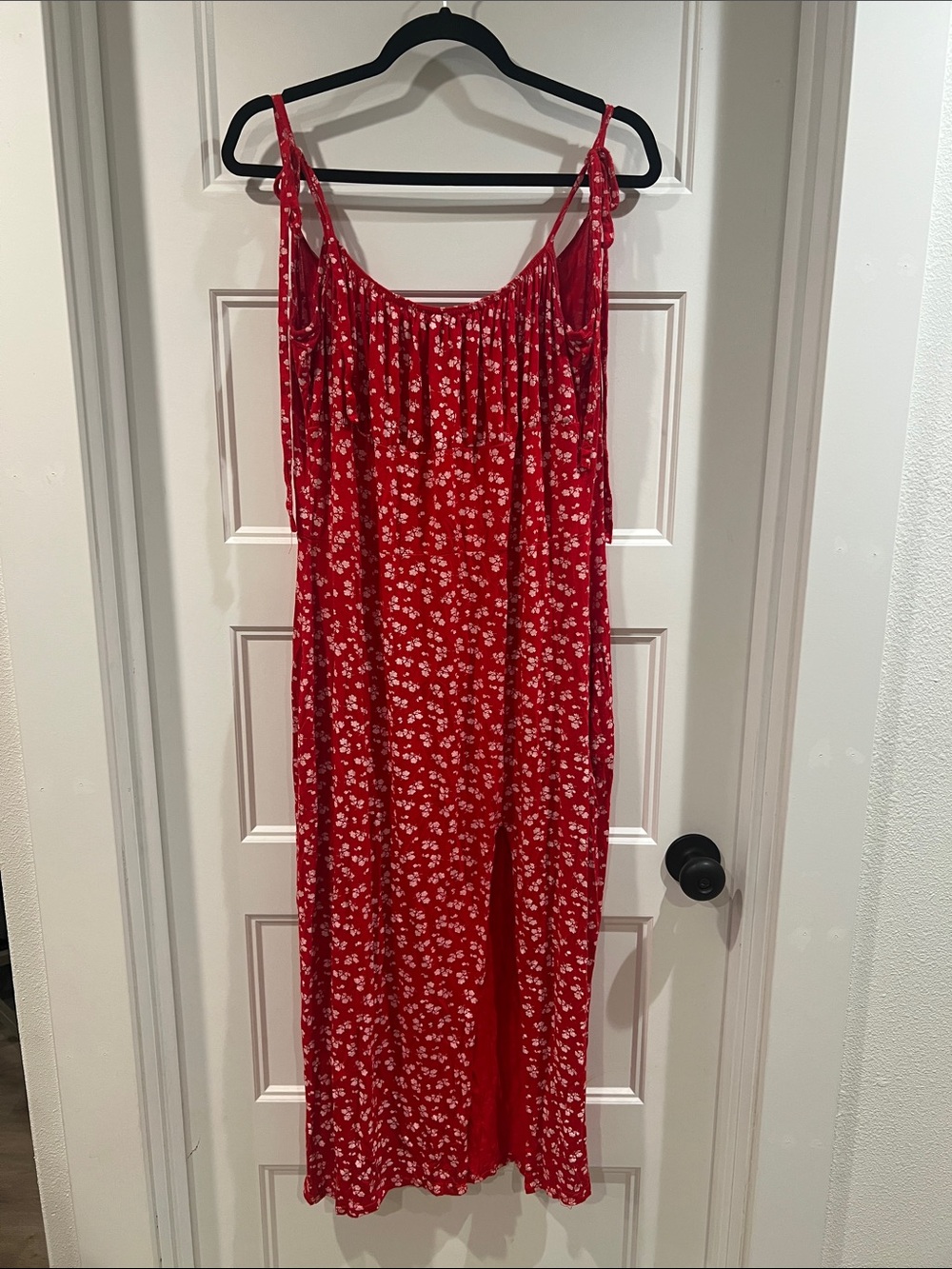 Missguided Red Textured Dress